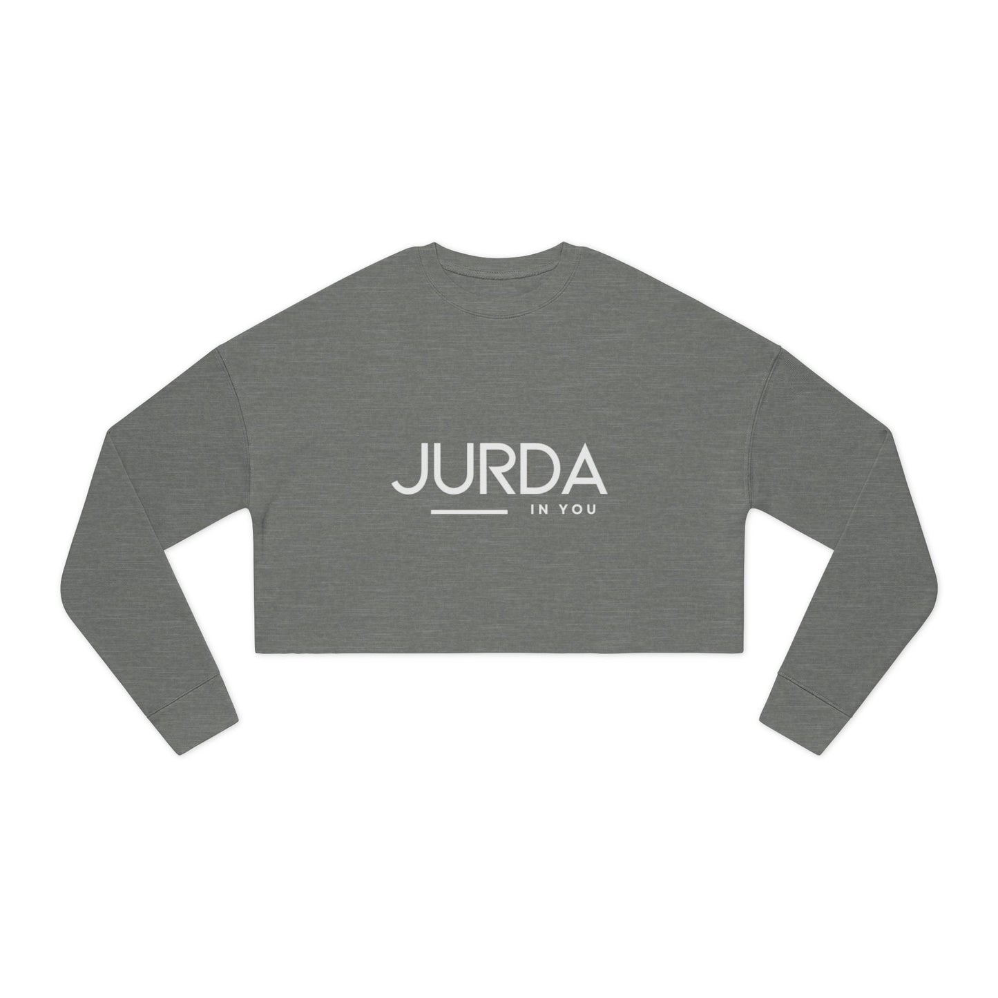 'JURDA IN YOU" Trendy Women's Cropped Sweatshirt Y 1