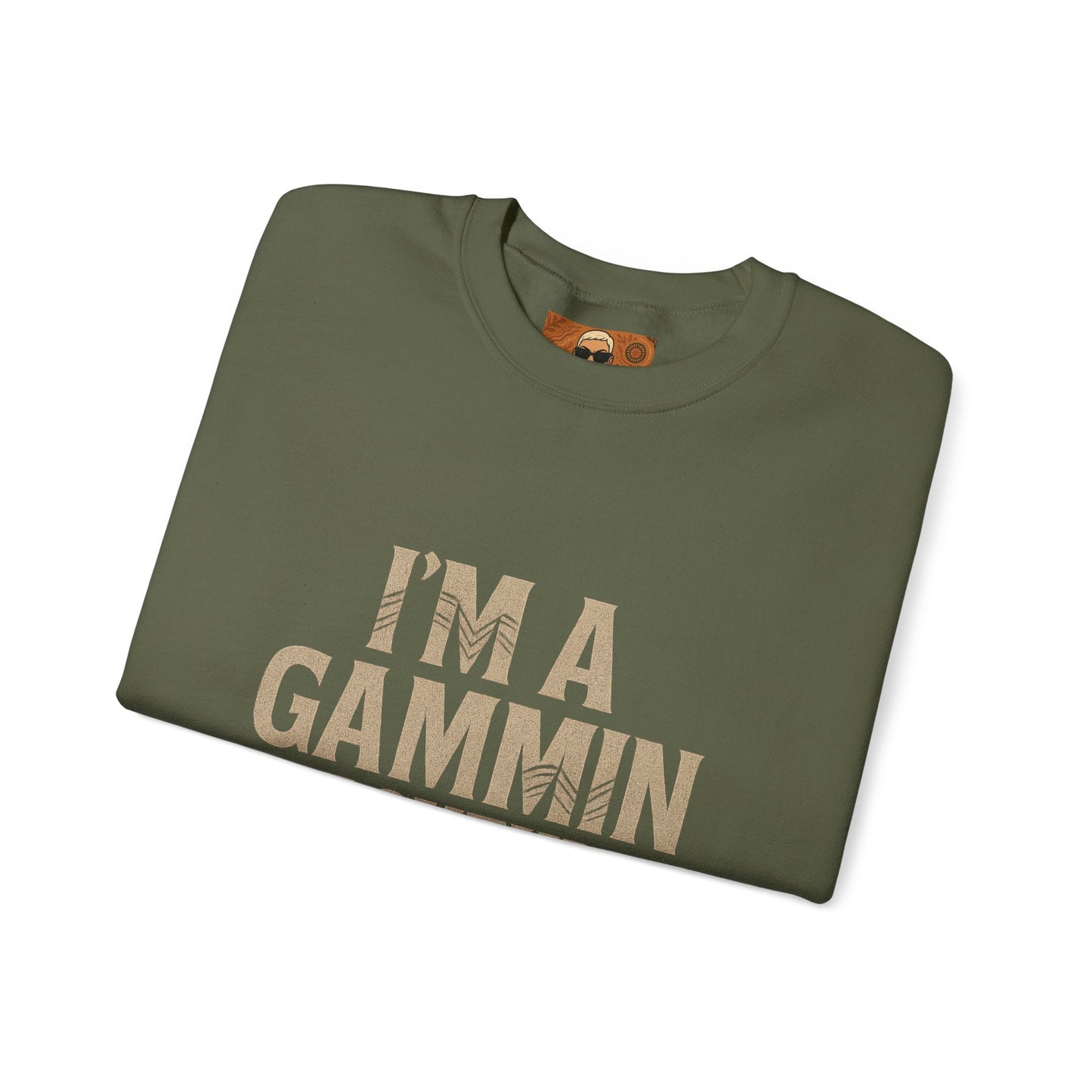 I’M A GAMMIN BLACKFULLA SWEATER