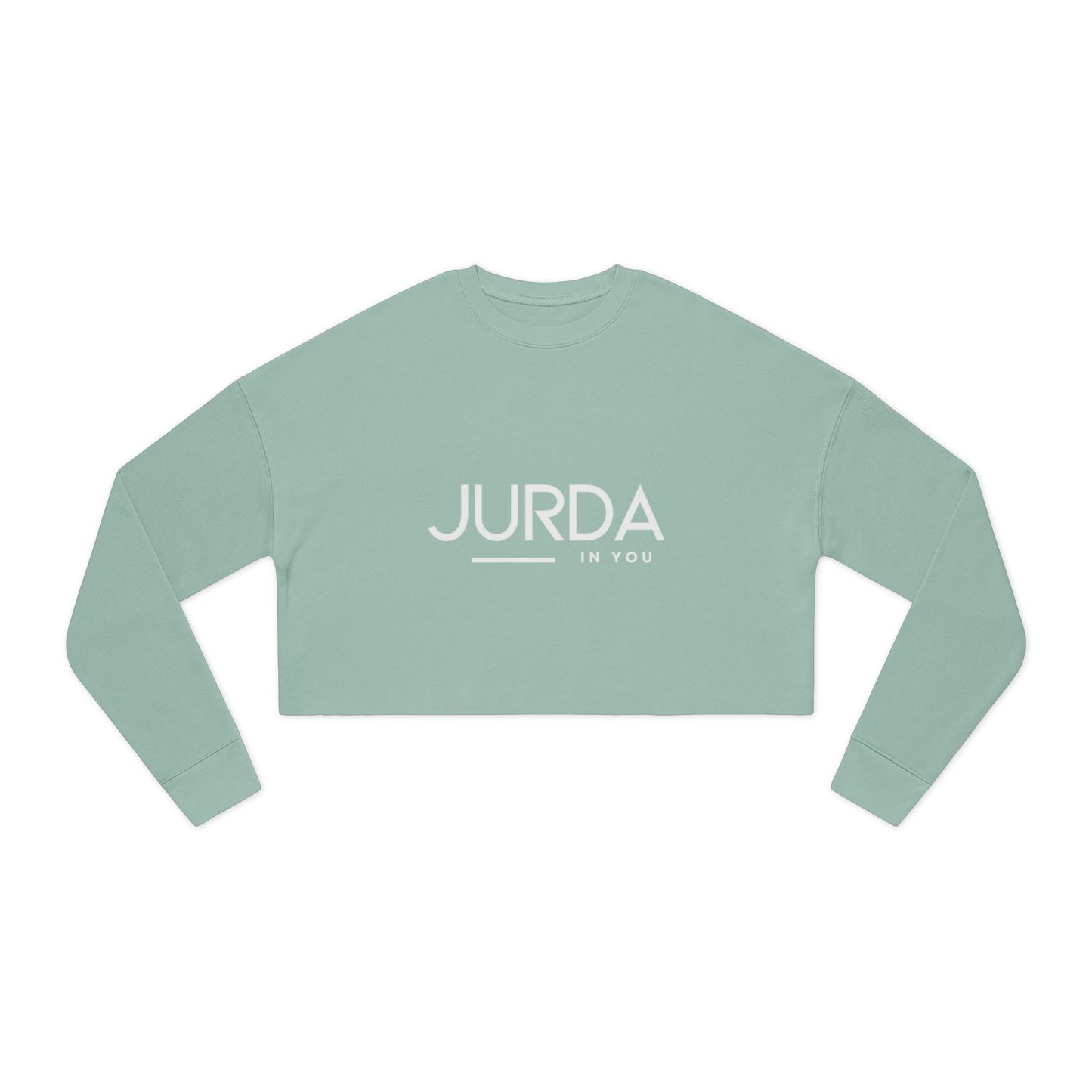 'JURDA IN YOU" Trendy Women's Cropped Sweatshirt Y 1