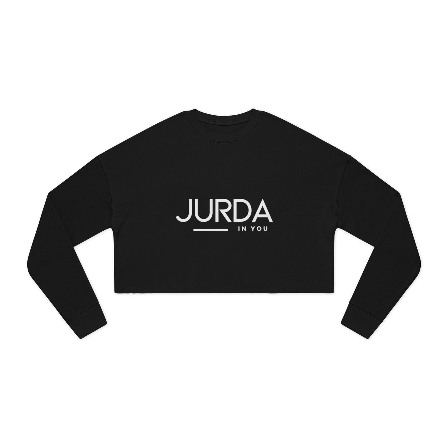 'JURDA IN YOU" Trendy Women's Cropped Sweatshirt Y 1
