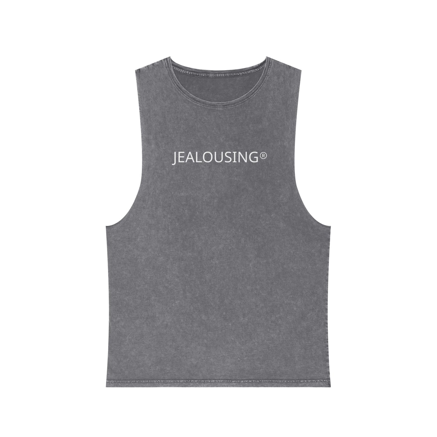Unisex Jealousing Stonewash Singlet