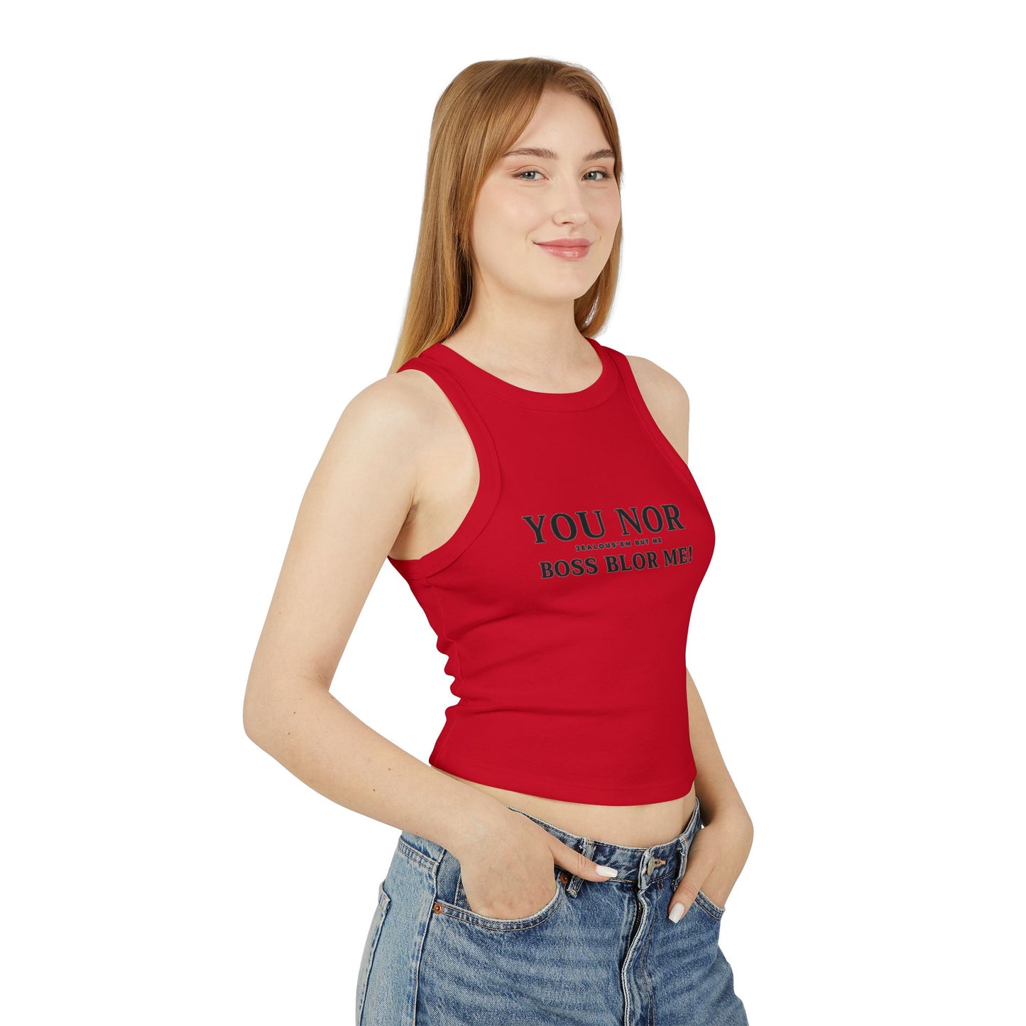 YOU NO BOSS BLOR ME! Micro Rib Top 1