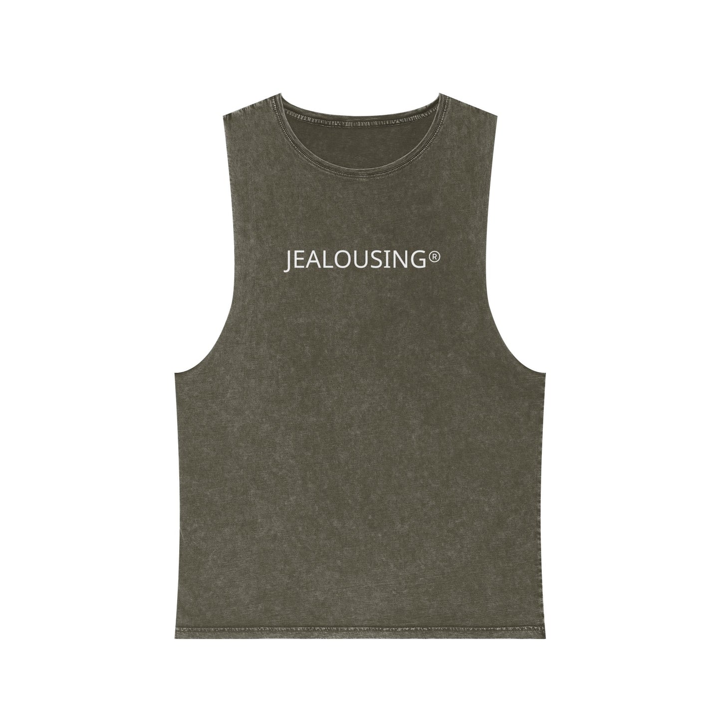 Unisex Jealousing Stonewash Singlet