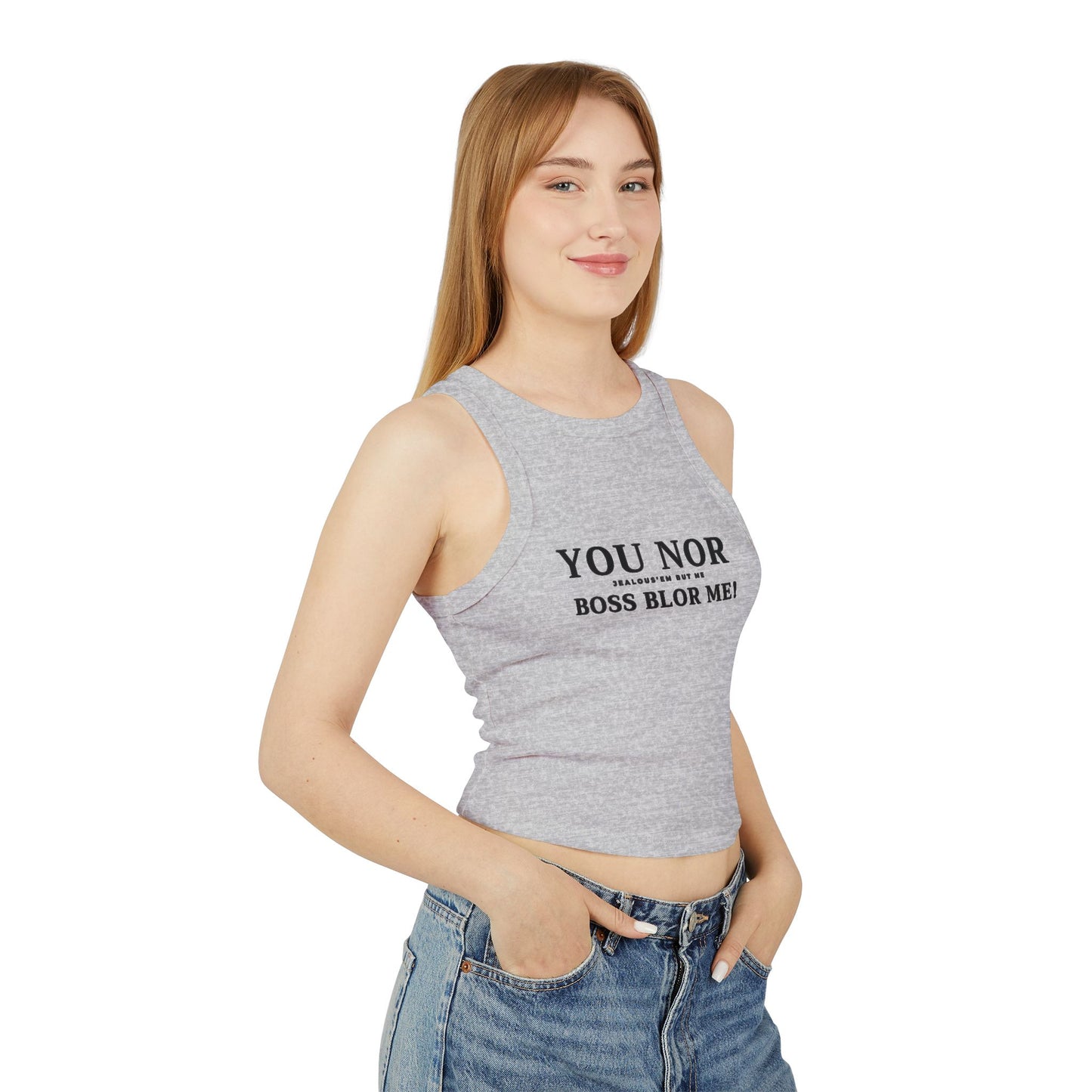 YOU NO BOSS BLOR ME! Micro Rib Top 1