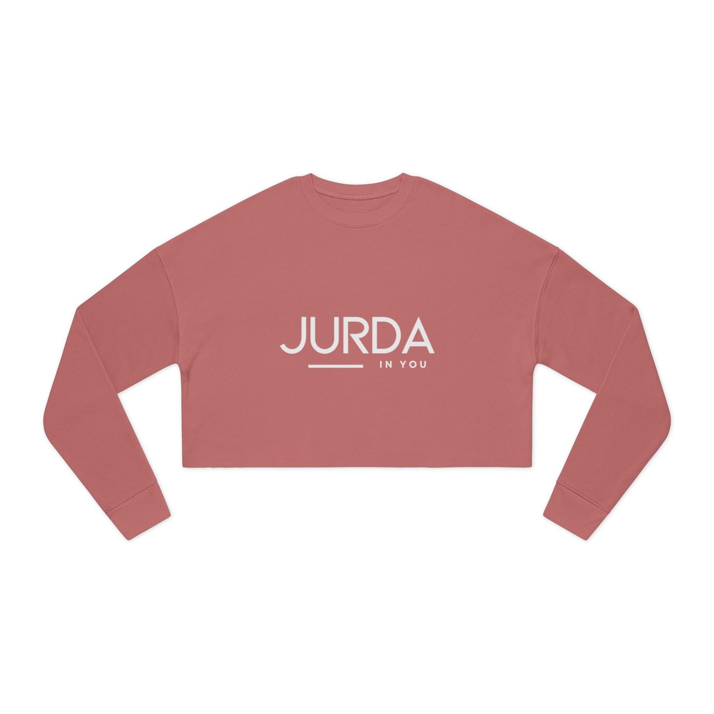 'JURDA IN YOU" Trendy Women's Cropped Sweatshirt Y 1