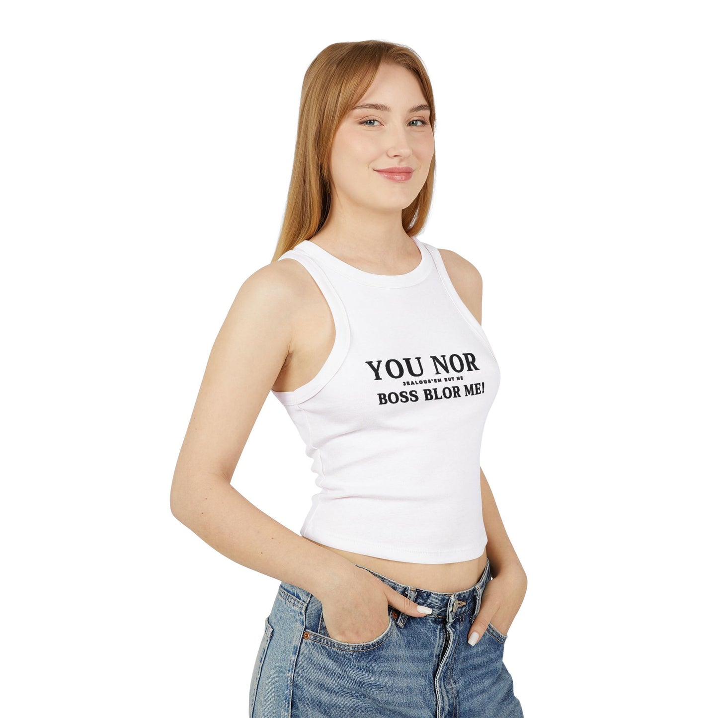 YOU NO BOSS BLOR ME! Micro Rib Top 1