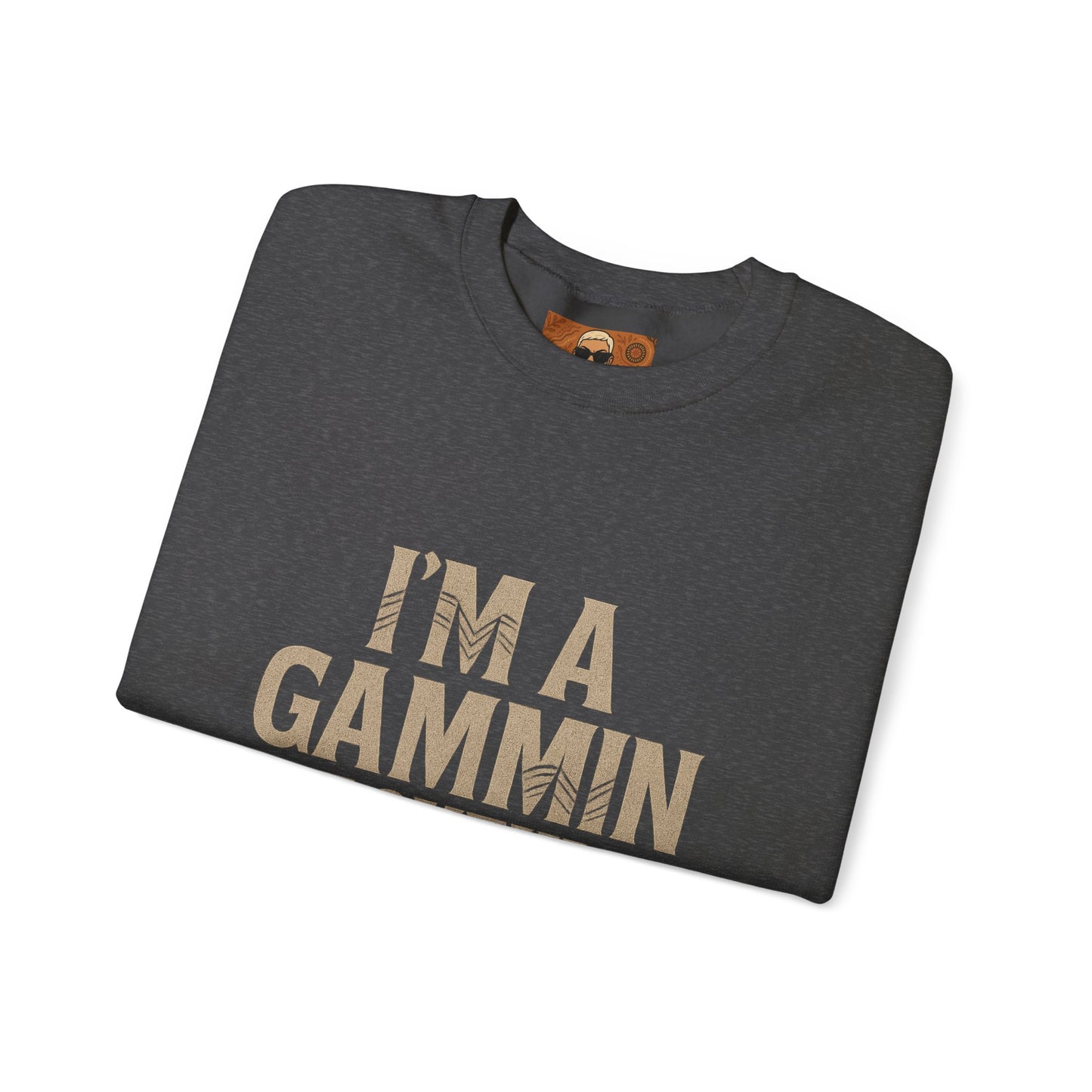 I’M A GAMMIN BLACKFULLA SWEATER